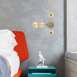 Настенный светодиодный светильник Inodesign Geometry Gold 44.9050